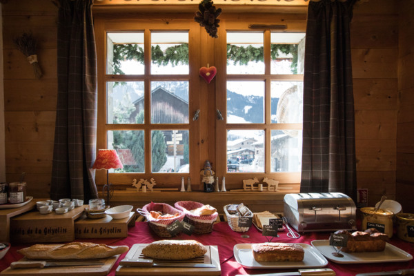 The Breakfast from les chalets de la Griyotire 