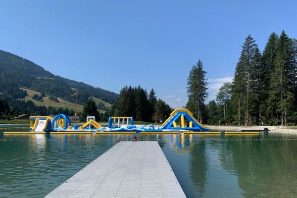 The lake in Praz-sur-Arly